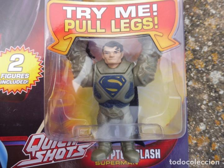 Figuras y mu&ntilde;ecos DC: Blister Quickshots quick shots Krypton clash Superman Mattel 2013 - Foto 6