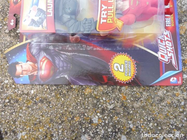 Figuras y mu&ntilde;ecos DC: Blister Quickshots quick shots Fire flighter Superman Mattel 2013 - Foto 3