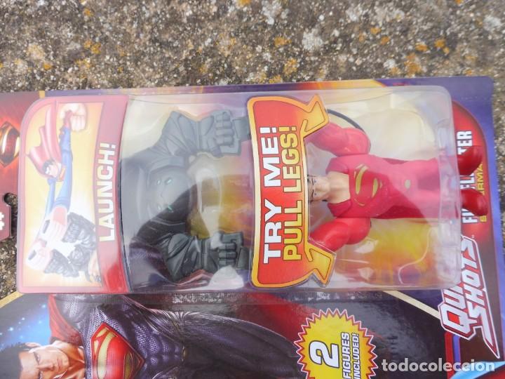 Figuras y mu&ntilde;ecos DC: Blister Quickshots quick shots Fire flighter Superman Mattel 2013 - Foto 4
