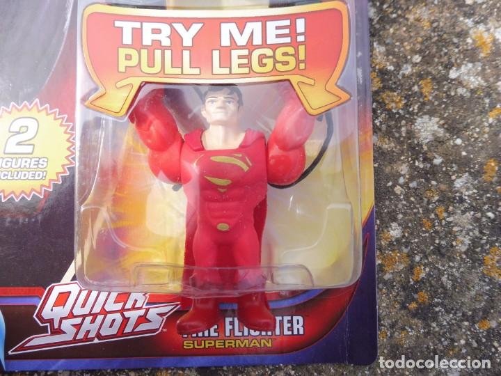 Figuras y mu&ntilde;ecos DC: Blister Quickshots quick shots Fire flighter Superman Mattel 2013 - Foto 6