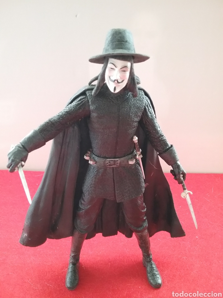 Figuras y mu&ntilde;ecos DC: Figura mu&ntilde;eco V Vendetta DC Comics. - Foto 1