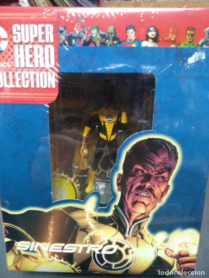 Figuras y mu&ntilde;ecos DC: SINESTRO SUPER HERO COLLECTION DC EAGLEMOSS NUEVA EN SU CAJA - Foto 2