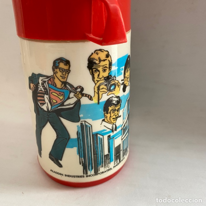 Figuras y mu&ntilde;ecos DC: Botella termo Superman de 1978 Dc comics Aladdin - Foto 4