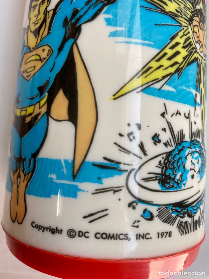 Figuras y mu&ntilde;ecos DC: Botella termo Superman de 1978 Dc comics Aladdin - Foto 9