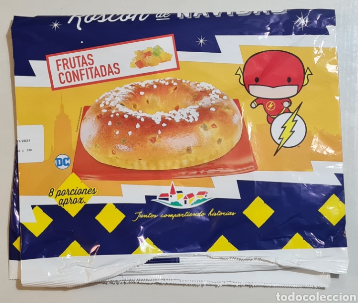 Figuras y mu&ntilde;ecos DC: DC (promoci&oacute;n) - FLASH - Envoltorio vac&iacute;o PASQUIER Rosc&oacute;n Navidad - Foto 1