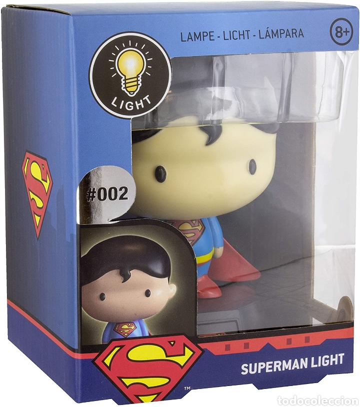 Figuras y mu&ntilde;ecos DC: Paladone - Lampara Dc Comics Mini Superman 3D - Foto 1