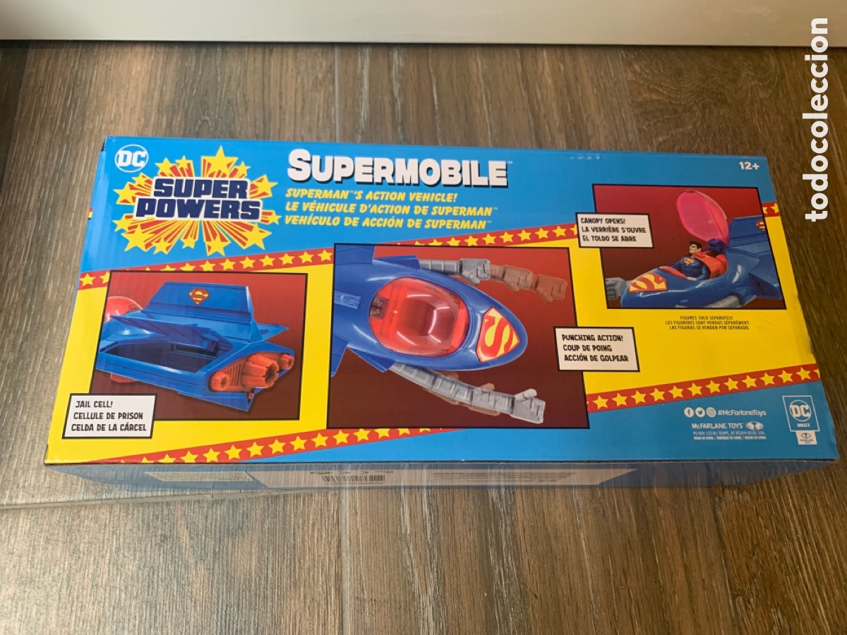 Figuras y mu&ntilde;ecos DC: Veh&iacute;culo Superman Supermobile Super Powers McFarlane Toys - Foto 3