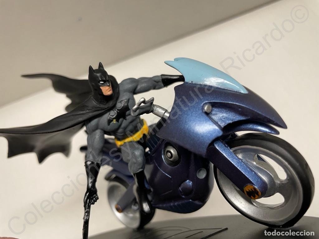Figuras y mu&ntilde;ecos DC: Figura Plomo Batman y el Bat-moto / Batcycle - Eaglemoss - DC Comics - Foto 3