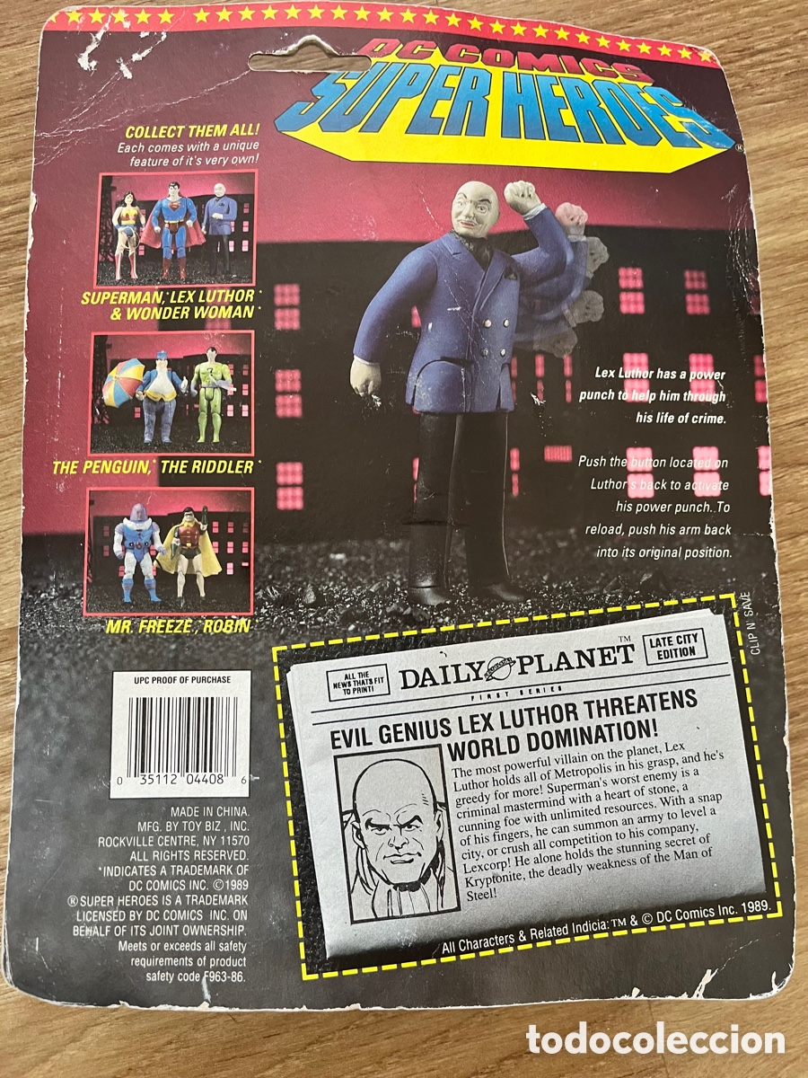 Figuras y mu&ntilde;ecos DC: Figura de Superman - Lex Luthor - - Foto 2
