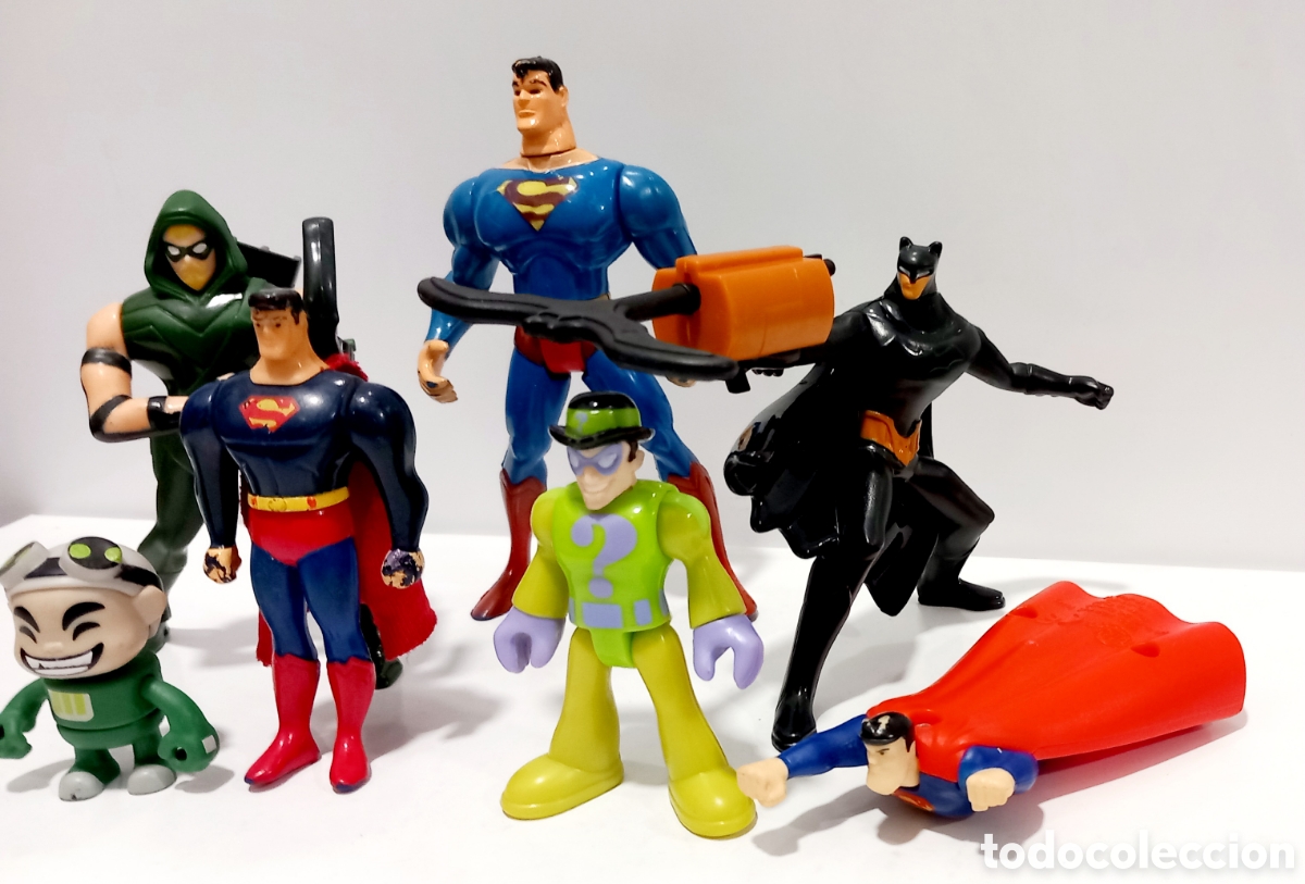Figuras y mu&ntilde;ecos DC: DC COMICS LOTE DE 7 FIGURAS PROMOCIONALES - Foto 2