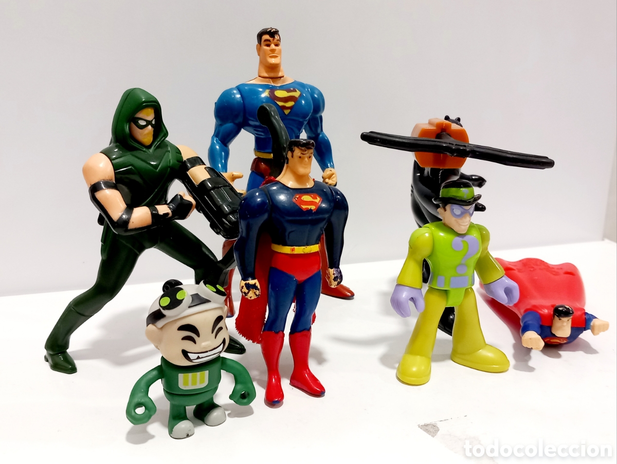 Figuras y mu&ntilde;ecos DC: DC COMICS LOTE DE 7 FIGURAS PROMOCIONALES - Foto 3
