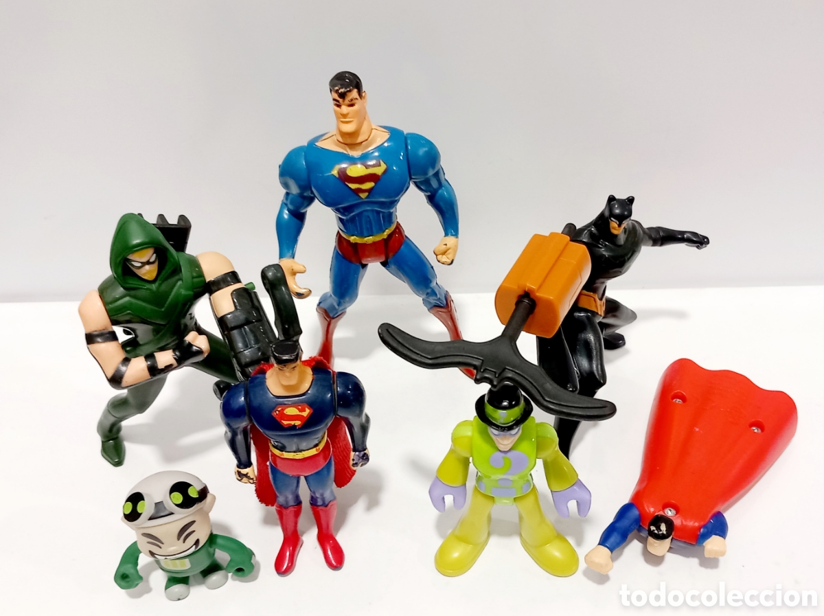 Figuras y mu&ntilde;ecos DC: DC COMICS LOTE DE 7 FIGURAS PROMOCIONALES - Foto 4