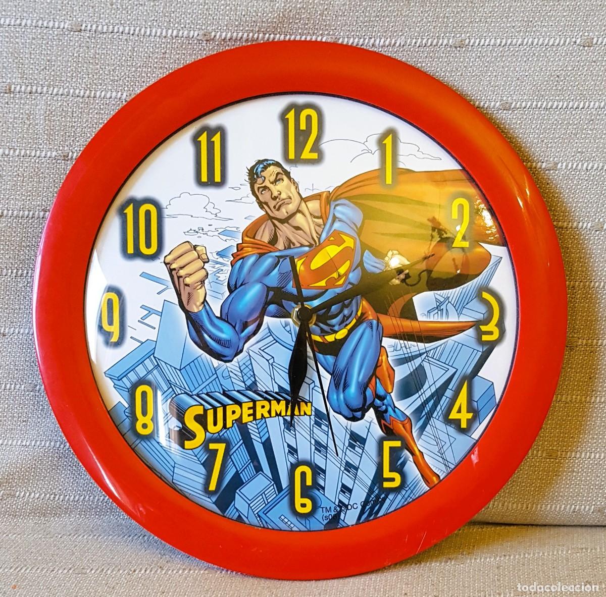 Figuras y mu&ntilde;ecos DC: RELOJ DE PARED SUPERMAN DC COMIC 2006 30 CM DI&Aacute;METRO - Foto 1
