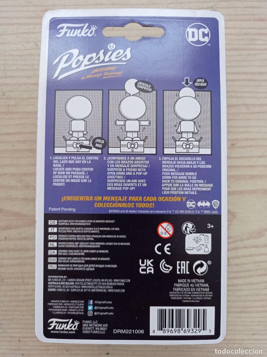 Figuras y mu&ntilde;ecos DC: Figura DC Batman - Funko Popsies - Foto 2