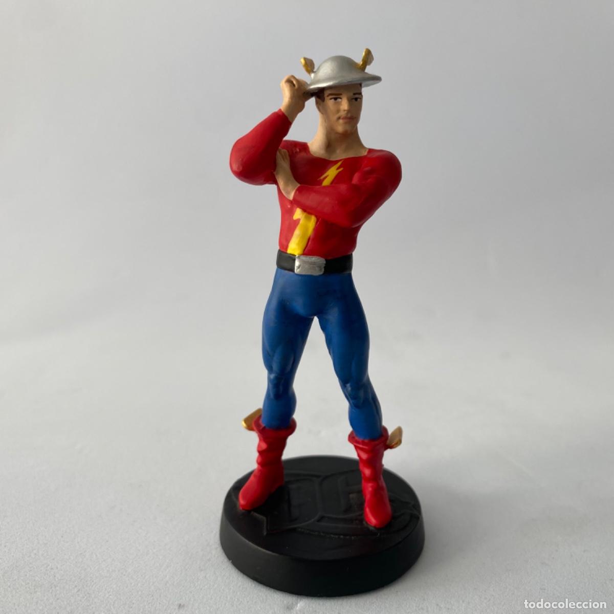 Figuras y mu&ntilde;ecos DC: Figura mu&ntilde;eco plomo Flash Jay Garrick 2010 DC super heroe 10 cm. - Foto 1