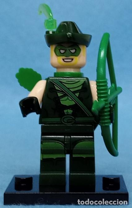 Figuras y mu&ntilde;ecos DC: Green Arrow Cl&aacute;ssico BD (DC Comics) Lego compat&iacute;vel minifiguras - Foto 2