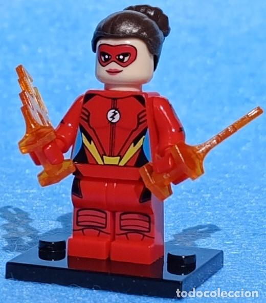 Figuras y mu&ntilde;ecos DC: Jesse Quick (DC Comics) Lego compat&iacute;vel minifiguras - Foto 1