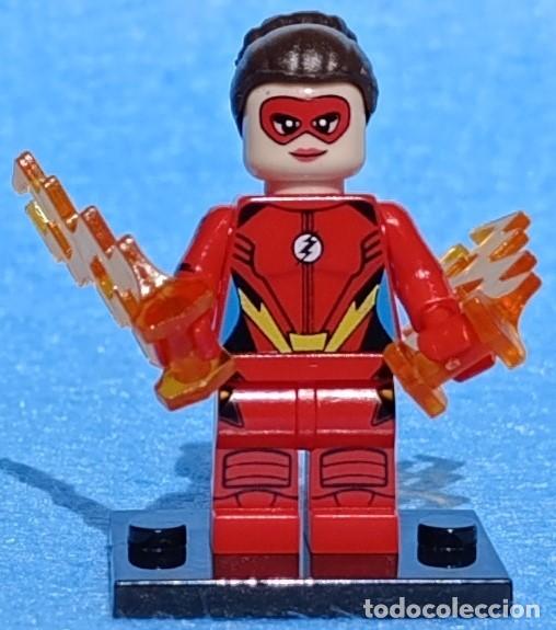 Figuras y mu&ntilde;ecos DC: Jesse Quick (DC Comics) Lego compat&iacute;vel minifiguras - Foto 2