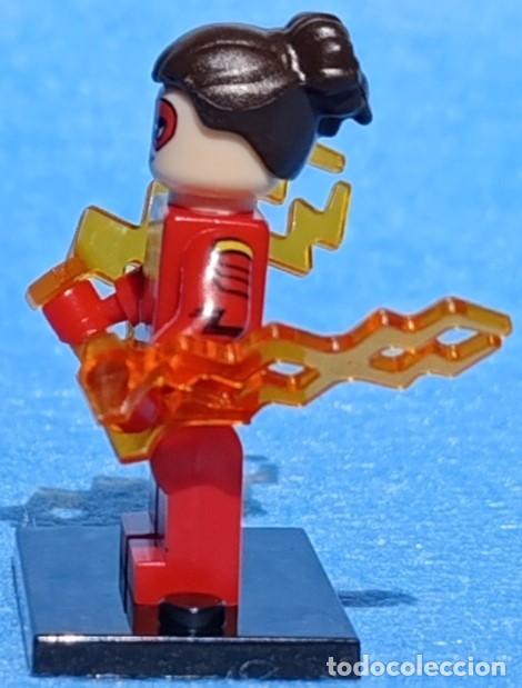 Figuras y mu&ntilde;ecos DC: Jesse Quick (DC Comics) Lego compat&iacute;vel minifiguras - Foto 3