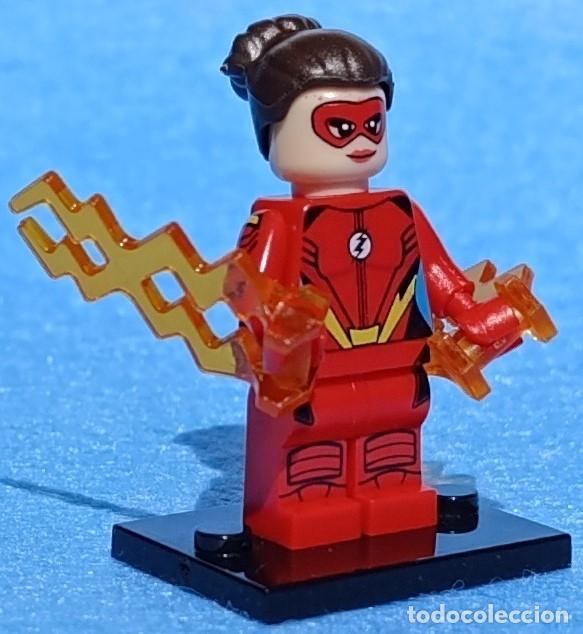 Figuras y mu&ntilde;ecos DC: Jesse Quick (DC Comics) Lego compat&iacute;vel minifiguras - Foto 6