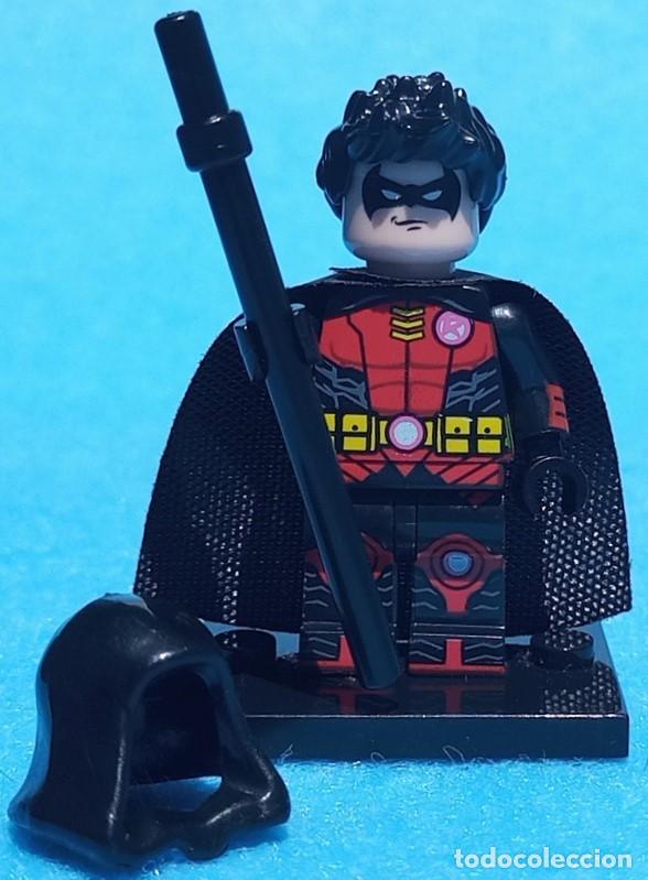 Figuras y mu&ntilde;ecos DC: Robin v2 (DC Comics) Lego compat&iacute;vel minifiguras - Foto 3