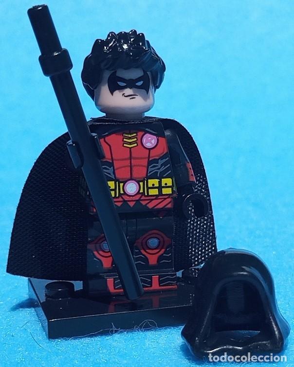 Figuras y mu&ntilde;ecos DC: Robin v2 (DC Comics) Lego compat&iacute;vel minifiguras - Foto 7