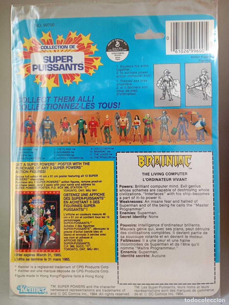 Figuras y mu&ntilde;ecos DC: DC SUPER POWERS BRAINIAC KENNER 1984 - Foto 11
