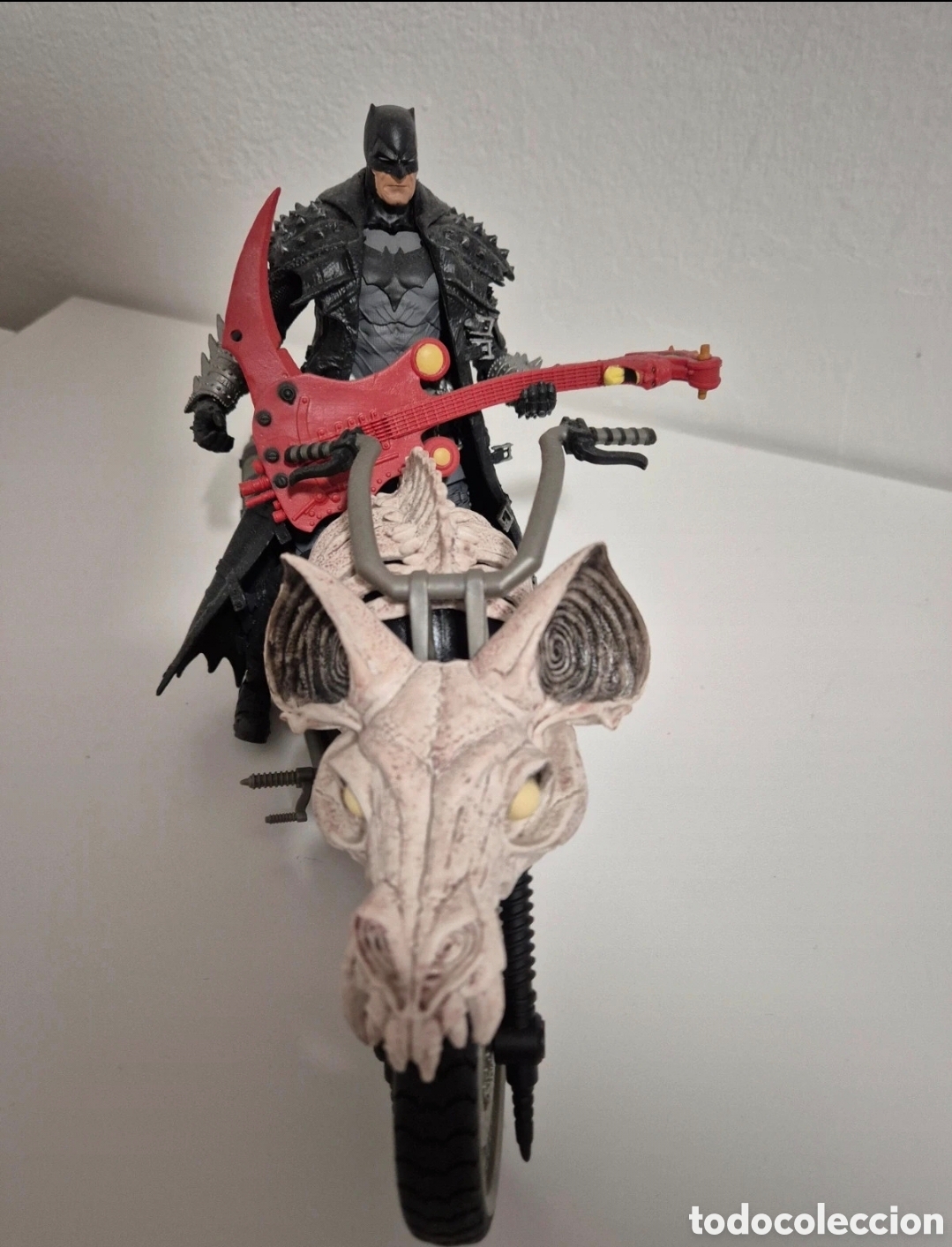 Figuras y mu&ntilde;ecos DC: Increible figura batman rock con moto - Foto 2