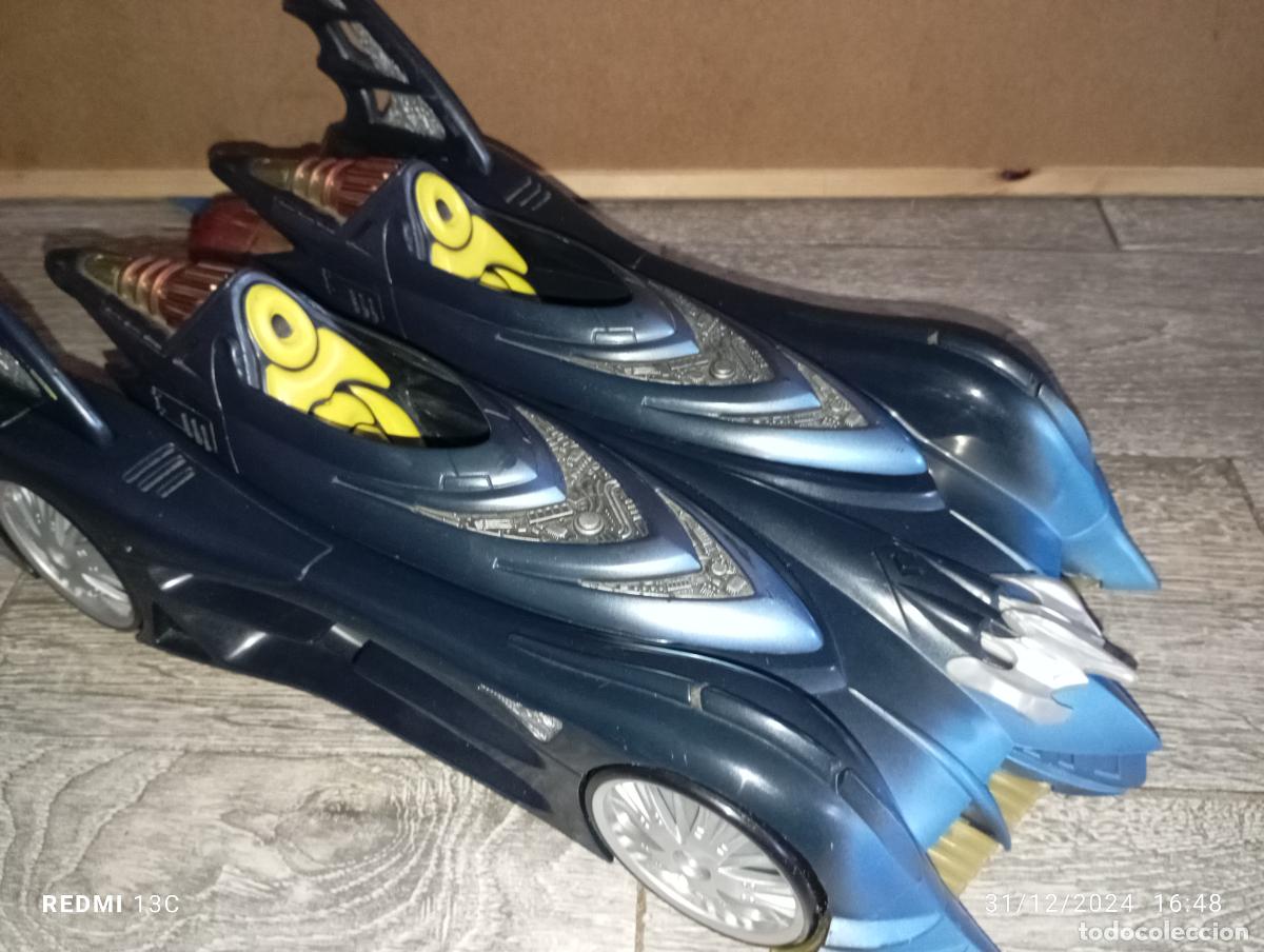 Figuras y mu&ntilde;ecos DC: Coche Batman y Moto Robin Batmobile DC Comics 2003 - Foto 3