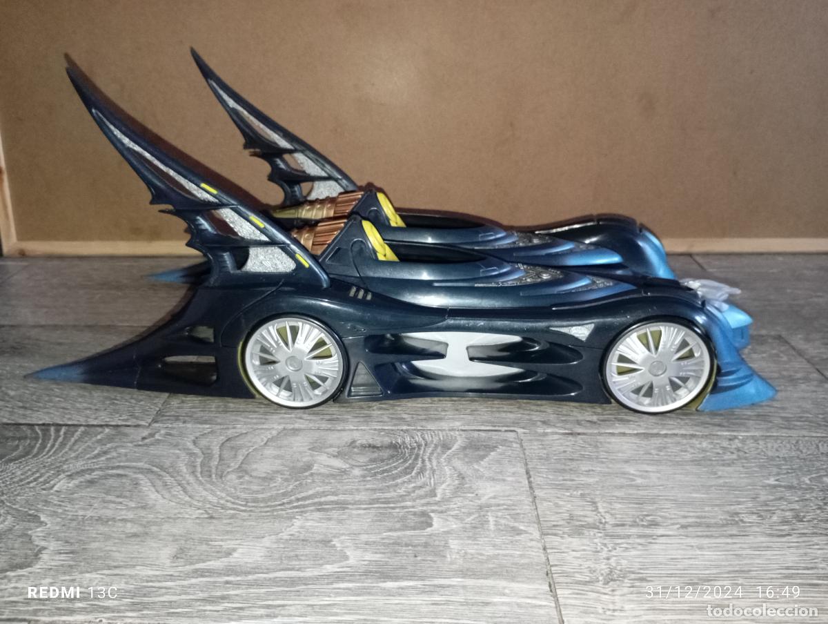 Figuras y mu&ntilde;ecos DC: Coche Batman y Moto Robin Batmobile DC Comics 2003 - Foto 4