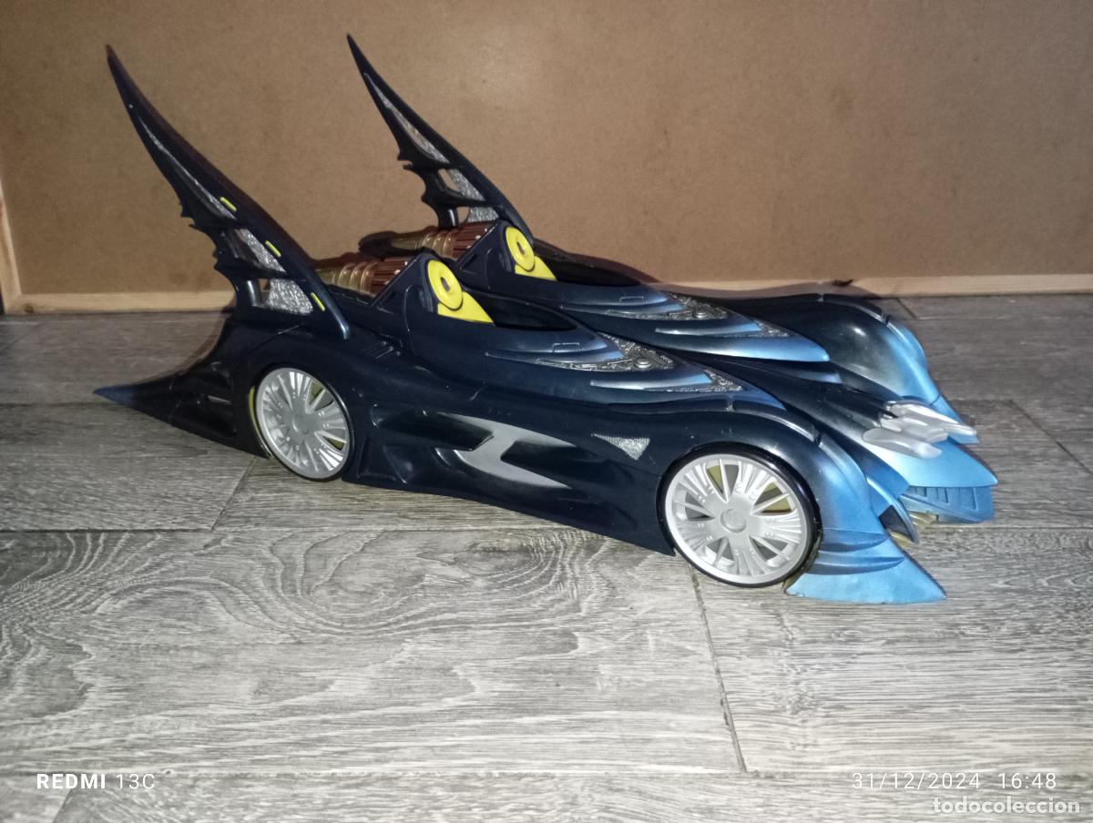 Figuras y mu&ntilde;ecos DC: Coche Batman y Moto Robin Batmobile DC Comics 2003 - Foto 1