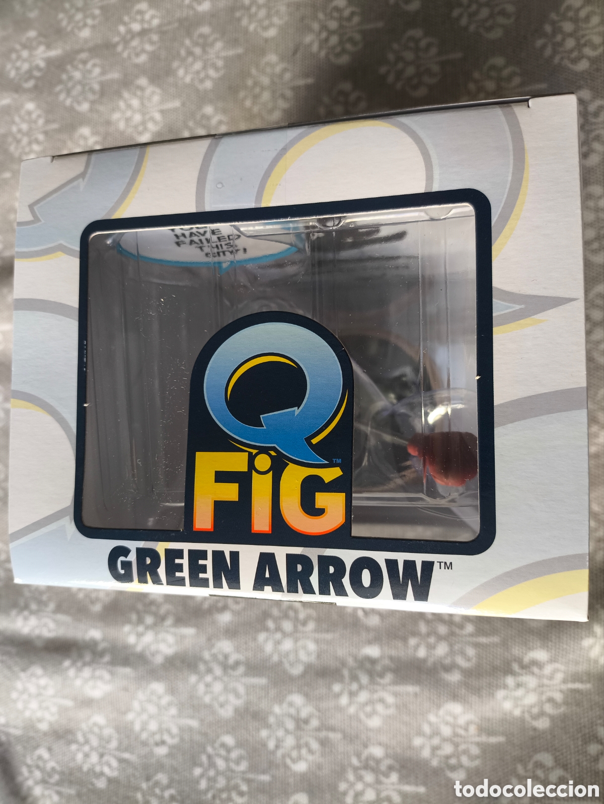 Figuras y mu&ntilde;ecos DC: Figura q-fig Green Arrow DC Comics nuevo - Foto 3