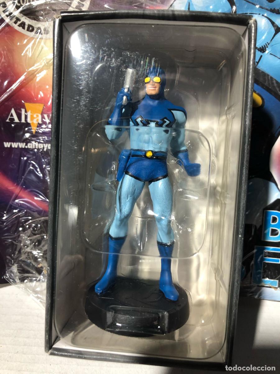 Figuras y mu&ntilde;ecos DC: BLUE BEETLE - FIGURA EAGLEMOSS DC - NUEVA CON FASCICULO - Foto 2