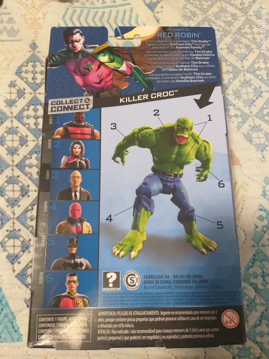 Figuras y mu&ntilde;ecos DC: ROBIN KILLER CROC SERIES DC MULTIVERSE MATTEL SIMILAR MARVEL LEGENDS - Foto 2
