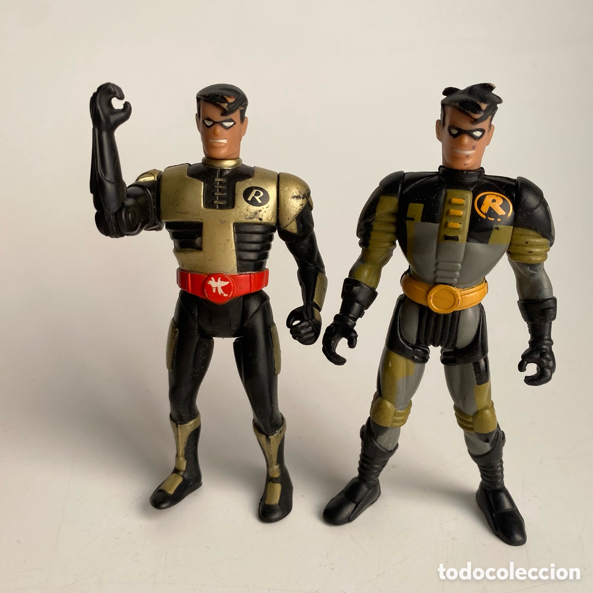 Figuras y mu&ntilde;ecos DC: Dos figuras mu&ntilde;ecos Robin de Kenner DC comics 1993 1994 Batman - Foto 1
