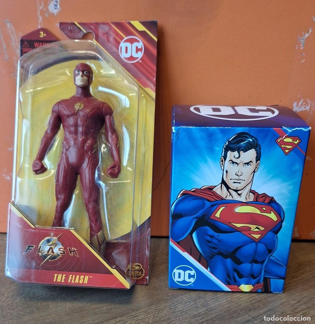 Figuras y mu&ntilde;ecos DC: Lote Figuras Superman y The Flash DC Nuevos - Foto 2