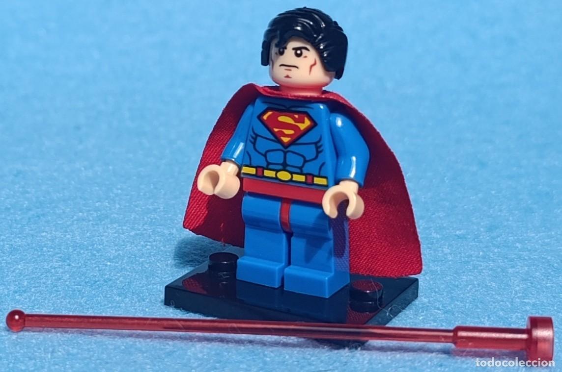 Figuras y mu&ntilde;ecos DC: Superman BD v2 (DC Comics) Lego compat&iacute;vel minifiguras - Foto 3