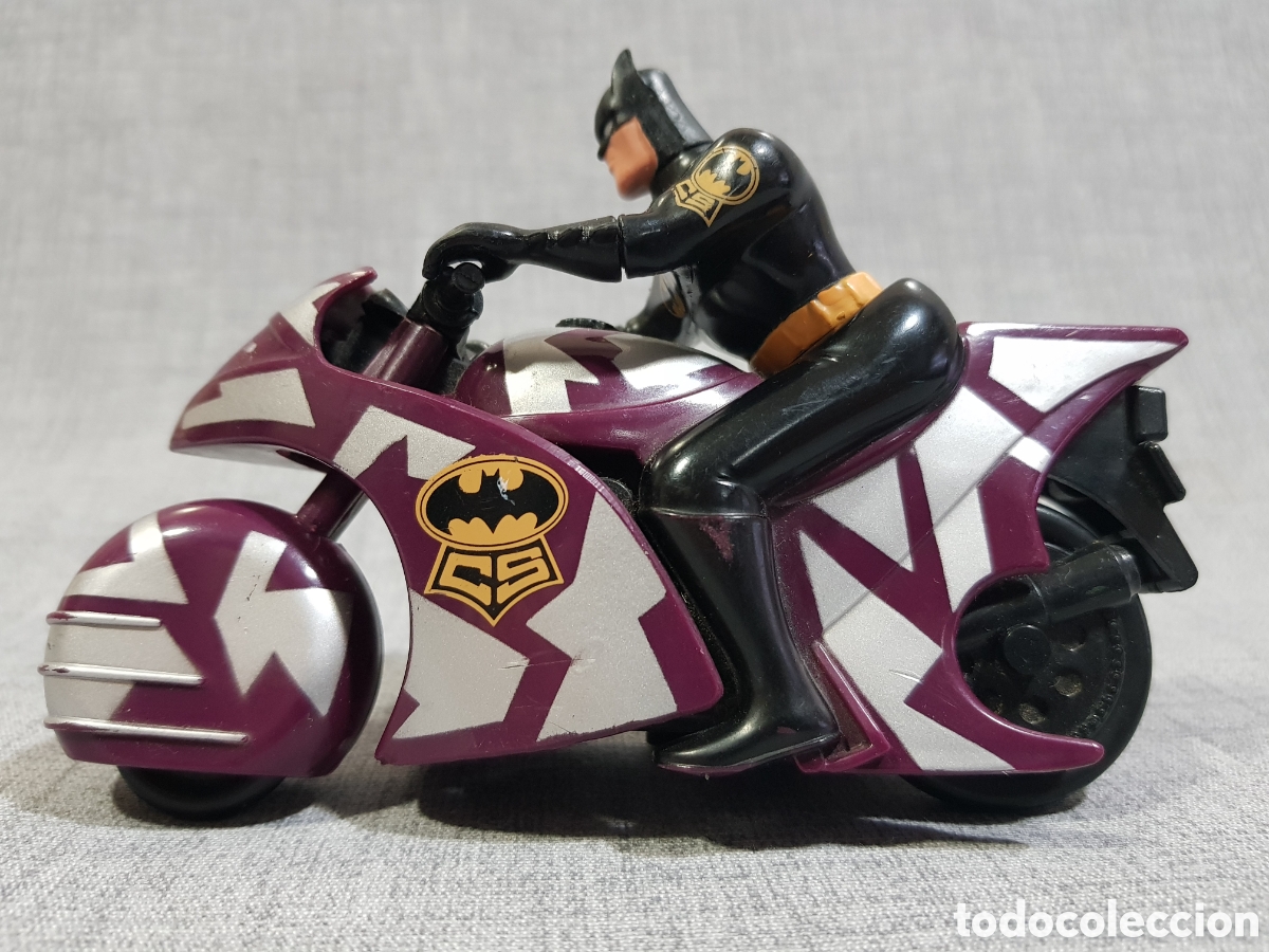 Figuras y mu&ntilde;ecos DC: BATMAN BATCYCLE TURBO POWER KENNER 1992 - Foto 6
