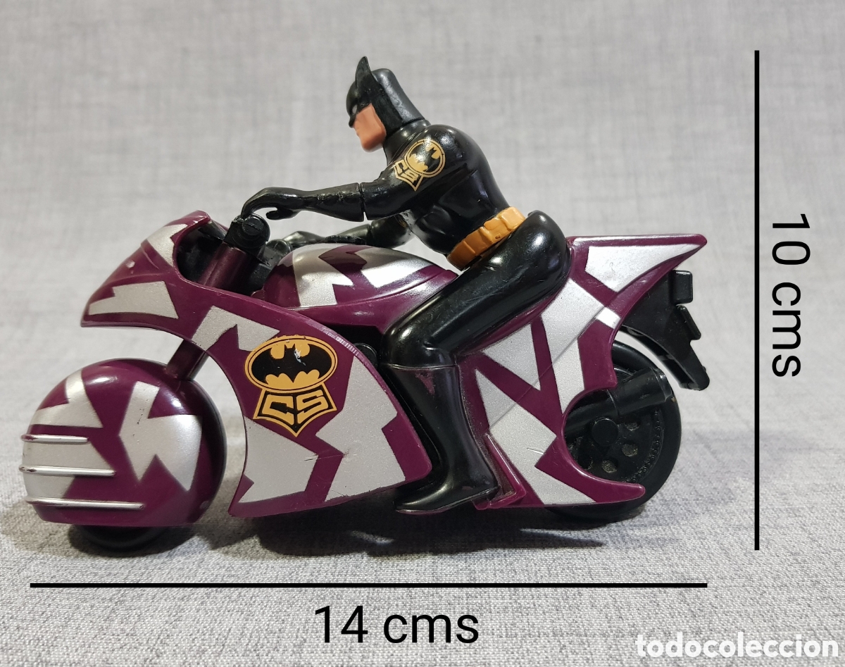 Figuras y mu&ntilde;ecos DC: BATMAN BATCYCLE TURBO POWER KENNER 1992 - Foto 2