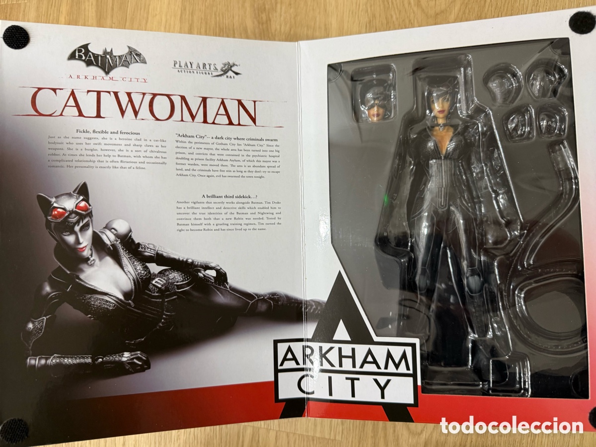 Figuras y mu&ntilde;ecos DC: Catwoman Play Arts Kai Arkham Asylum - Foto 3