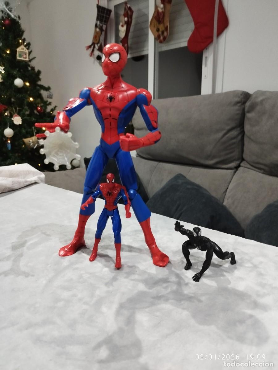 Figuras y mu&ntilde;ecos DC: Lote 3 figuras Spiderman - Foto 1