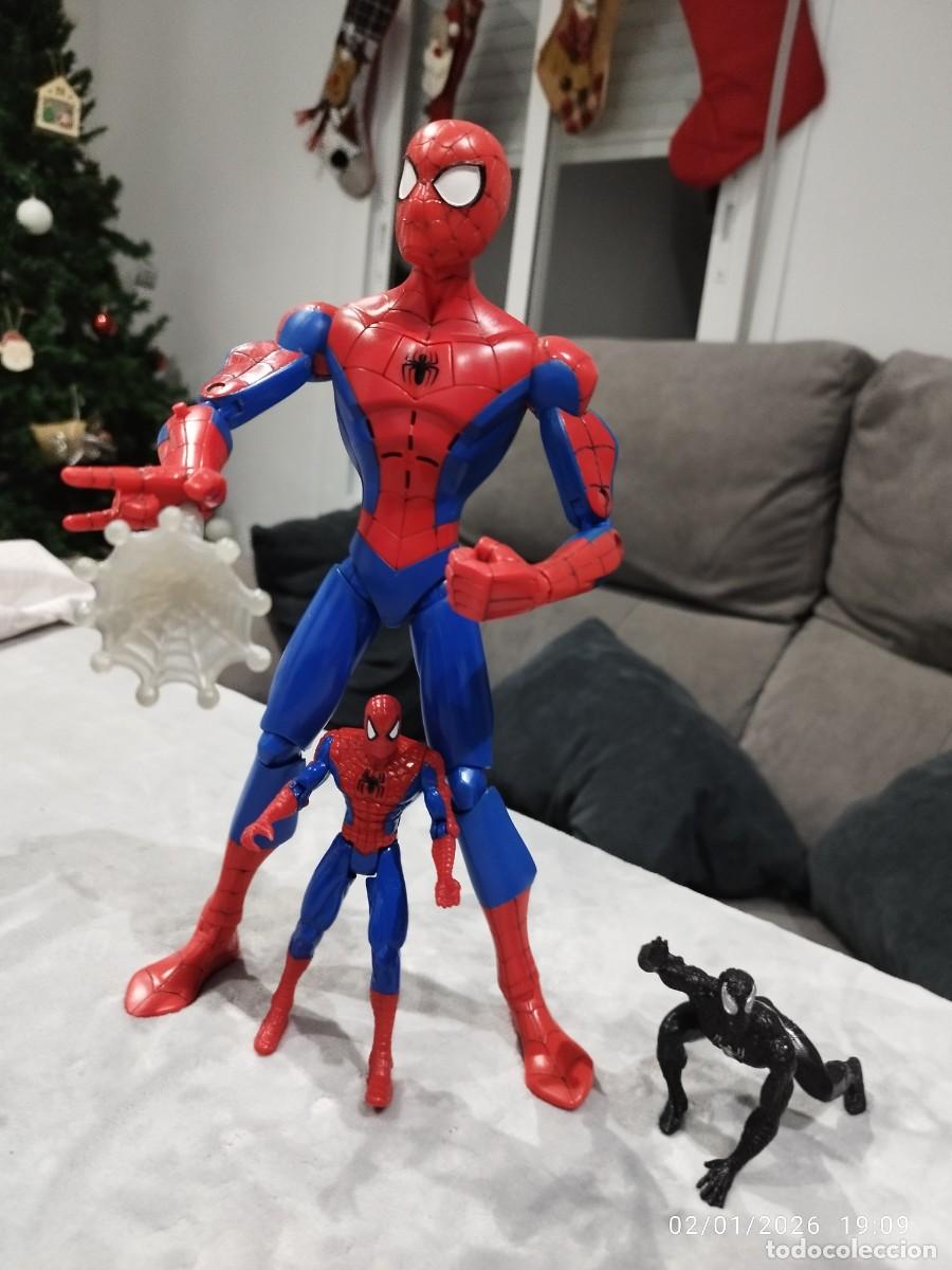 Figuras y mu&ntilde;ecos DC: Lote 3 figuras Spiderman - Foto 2