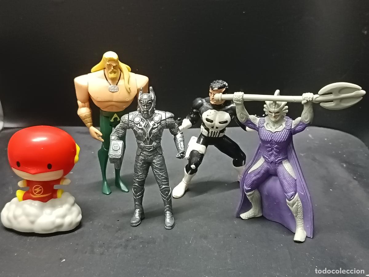 Figuras y mu&ntilde;ecos DC: Lote de 5 figuras de SUPERHEROES.- - Foto 1
