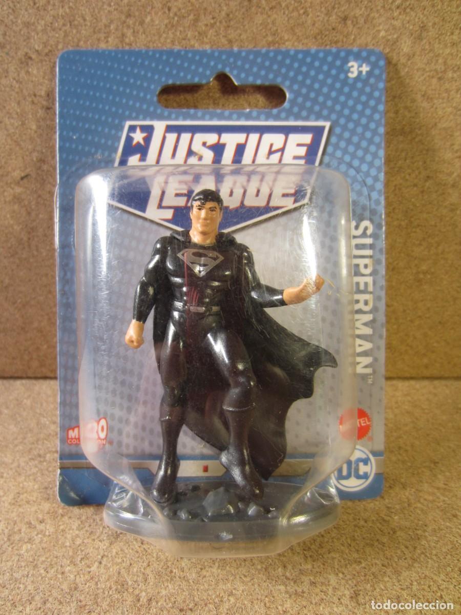 Figuras y mu&ntilde;ecos DC: Superman (Black) DC Justice League Micro Collection (Mattel Ref. GRG15) - Foto 1