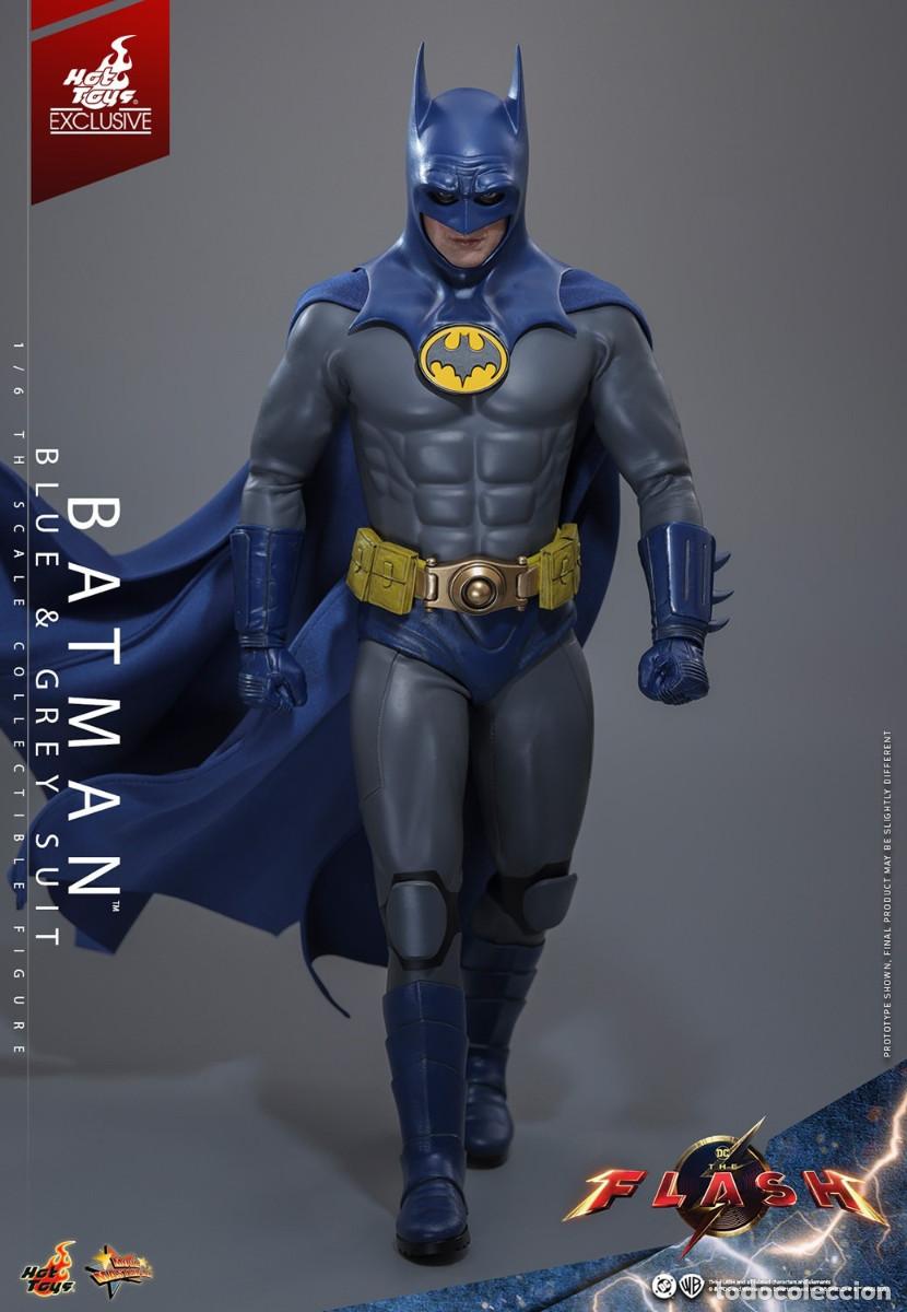 Figuras y Mu&ntilde;ecos DC: Figura Batman 1989 The Flash Michael Keaton Exclusiva Hot Toys Escala 1/6