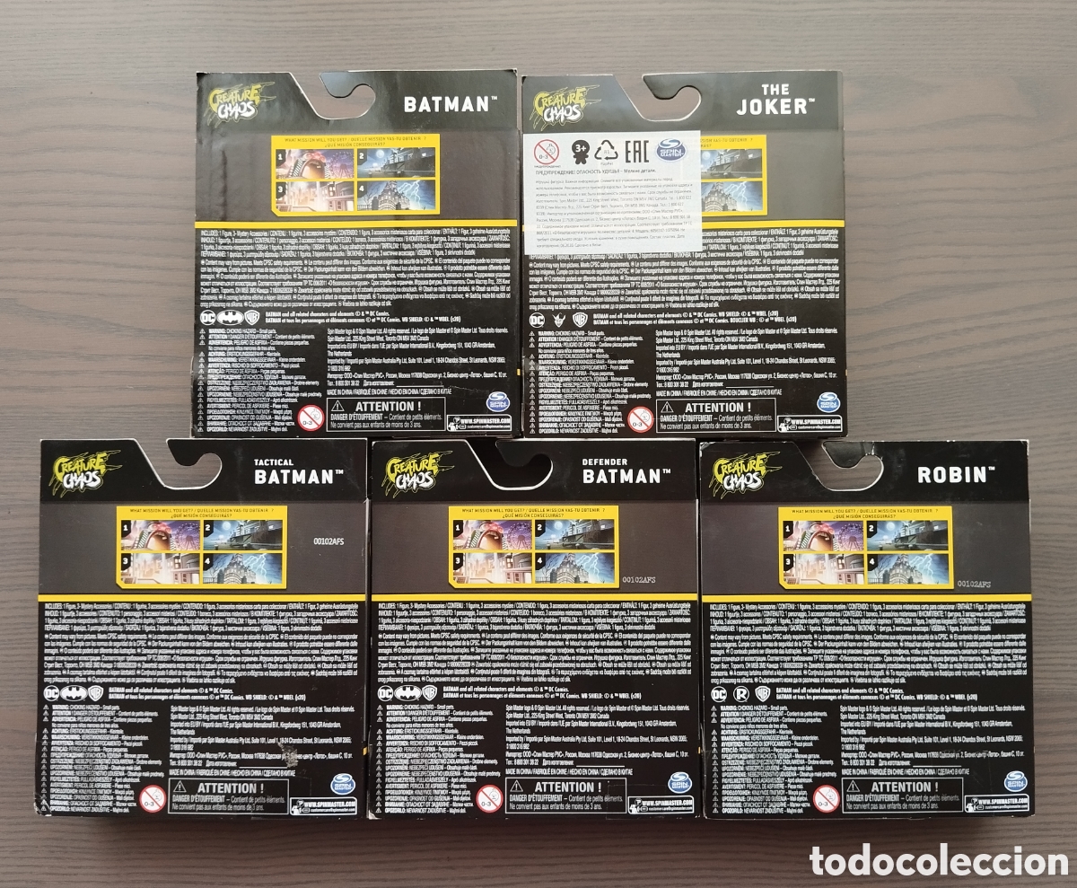 Figuras y mu&ntilde;ecos DC: Figuras Batman Spin Master 1&ordf; Edici&oacute;n - Foto 7