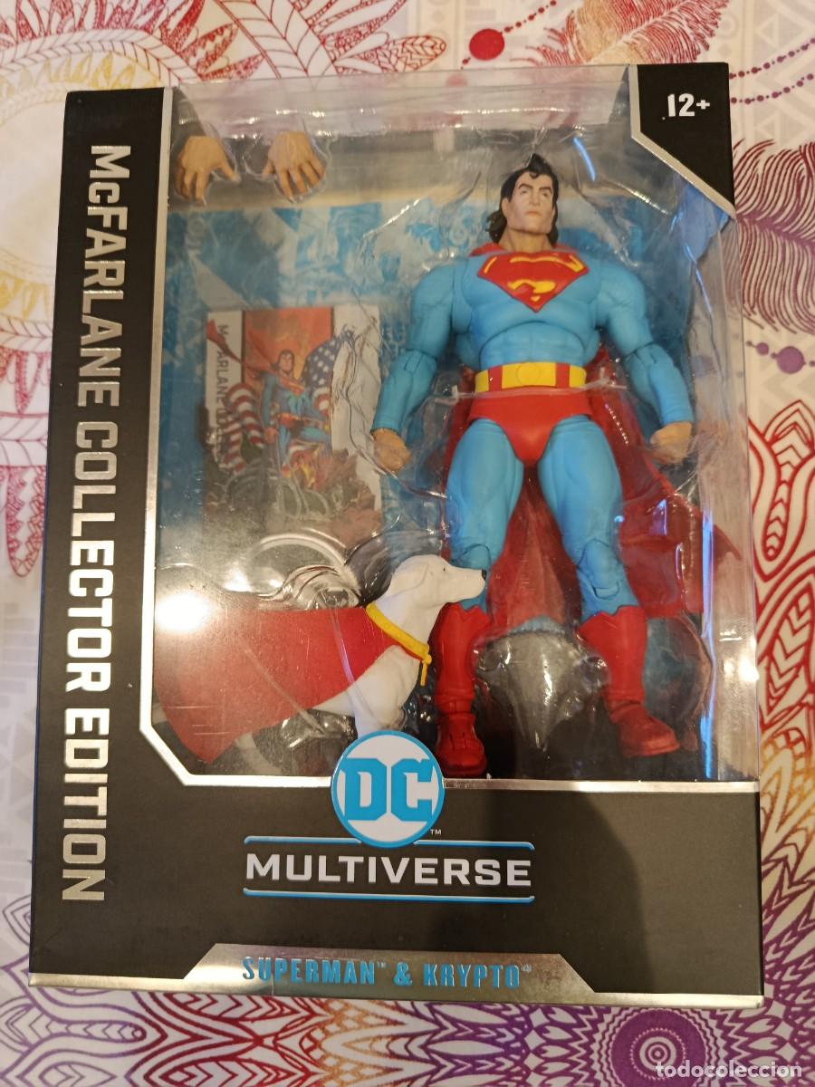 Figuras y Mu&ntilde;ecos DC: MACFARLANE SUPERMAN Y KRYPTO THE RETURN OFF SUPERMAN