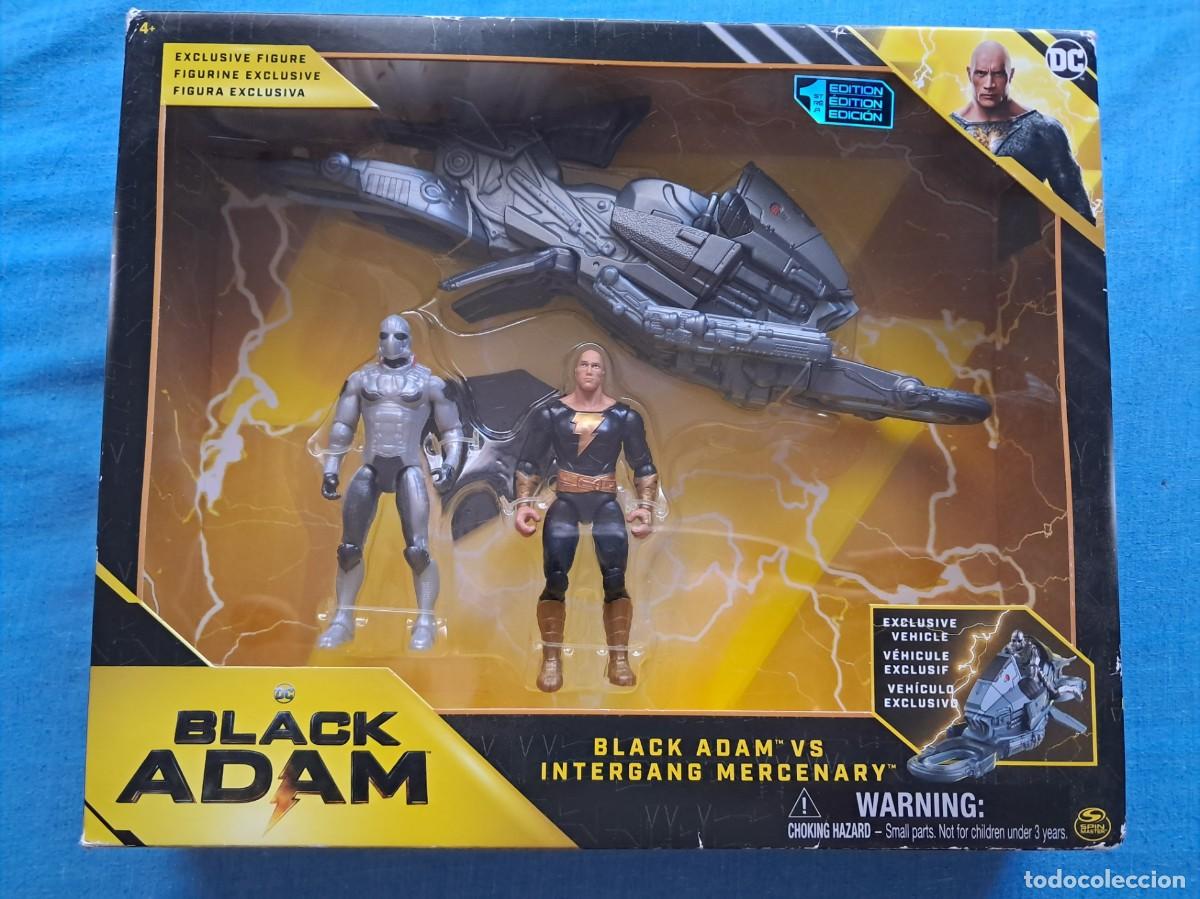 Figuras y Mu&ntilde;ecos DC: FIGURAS DE &rdquo;BLACK ADAM VS INTERGANG MERCENARY&rdquo; CON VEH&Iacute;CULO EXCLUSIVO 1&ordf; EDICI&Oacute;N