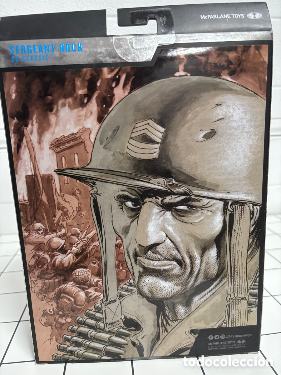 Figuras y mu&ntilde;ecos DC: DC Multiverse Sgt Rock (Platinum) - Foto 2