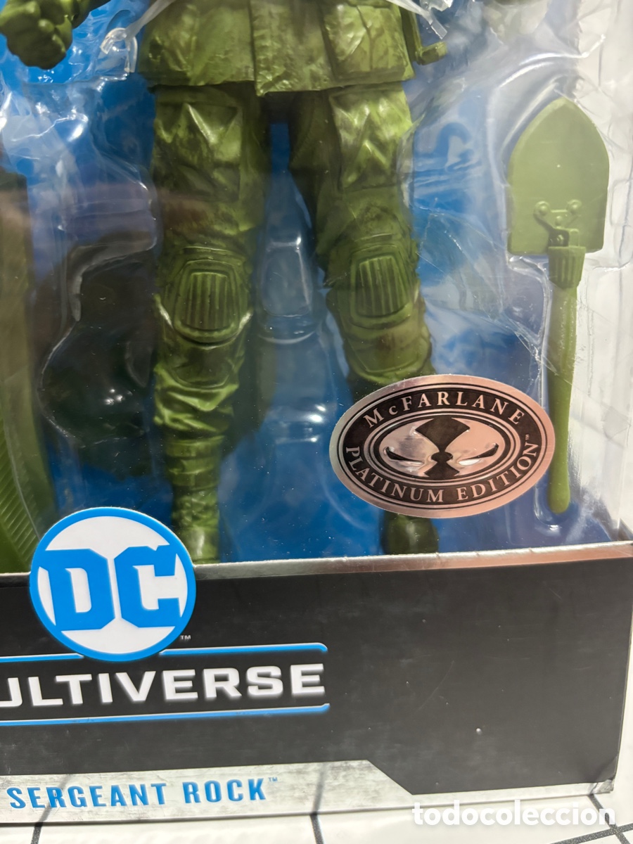 Figuras y mu&ntilde;ecos DC: DC Multiverse Sgt Rock (Platinum) - Foto 4